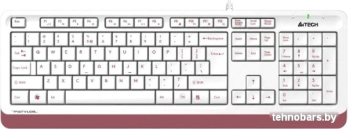 Клавиатура A4Tech Fstyler FK10 (белый/розовый) фото 3