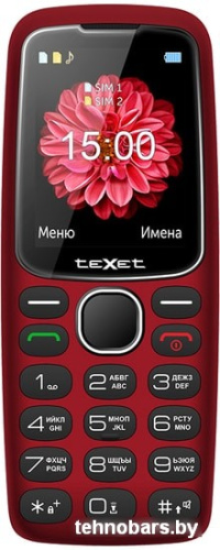 Мобильный телефон TeXet ТМ-B307 (красный) фото 4