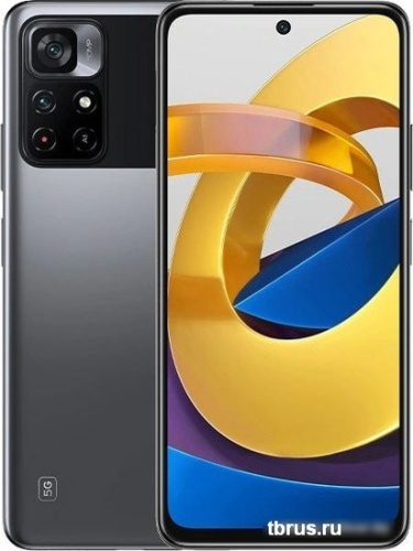 Смартфон POCO M4 Pro 5G 4GB/64GB международная версия (черный) фото 3