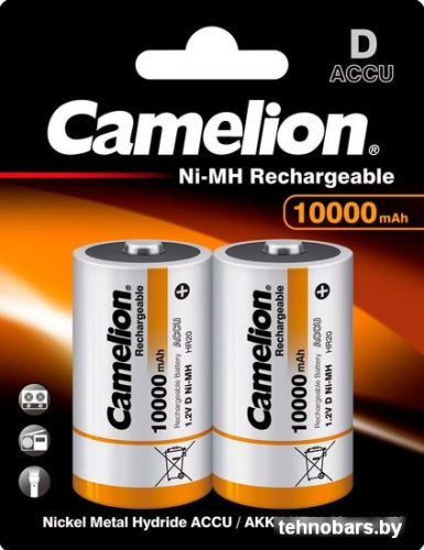 Батарейки Camelion D 10000 mAh 2 шт. фото 3