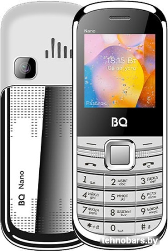 Мобильный телефон BQ-Mobile BQ-1415 Nano (белый/серебристый) фото 3