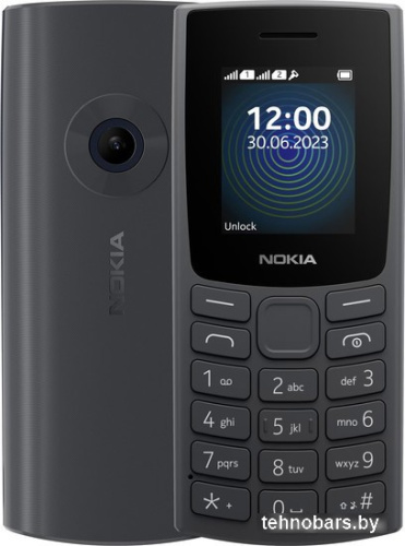 Кнопочный телефон Nokia 110 (2023) Dual SIM TA-1567 (угольный) фото 3
