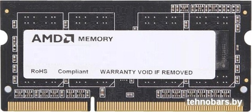 Оперативная память AMD 8ГБ DDR3 SODIMM 1600МГц R538G1601S2S-U фото 3