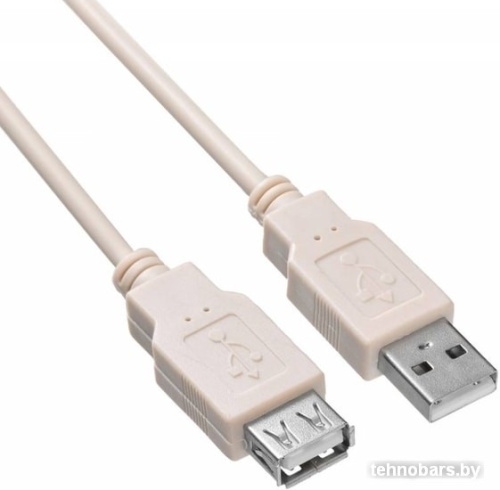 Кабель Buro USB2.0-AM-AF-1.8M-MG USB A(m) USB A(f) 1.8м феррит.кольца серый USB2.0-AM-AF-1.8M-MG фото 5