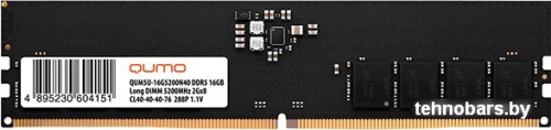 Оперативная память QUMO 16ГБ DDR5 4800 МГц QUM5U-16G4800N40 фото 3