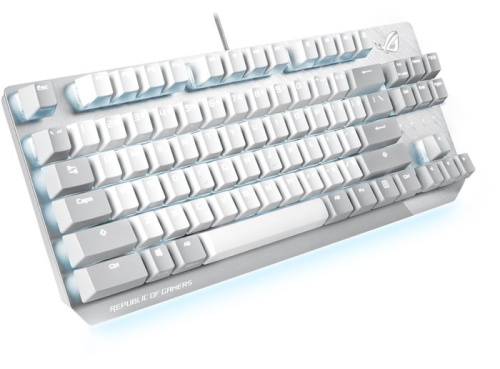 Клавиатура ASUS ROG Strix Scope NX TKL (NX RED switches, белый/серый) фото 4