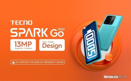 Смартфон Tecno Spark Go 2022 2GB/32GB (серебристый лед) фото 6