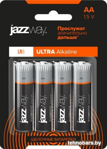 Батарейка JAZZway Ultra Alkaline AA 2 шт. LR6UP-4B фото 3