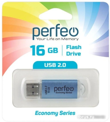 USB Flash Perfeo E01 16GB (синий) фото 5