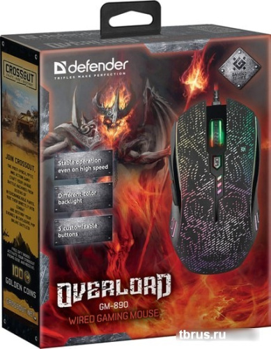 Игровая мышь Defender OverLord GM-890 фото 7
