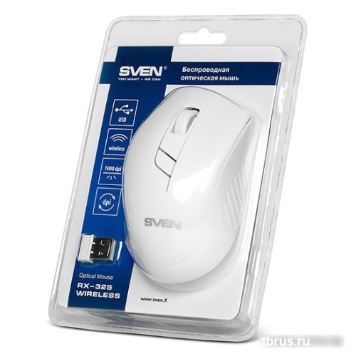 Мышь SVEN RX-325 Wireless White фото 7