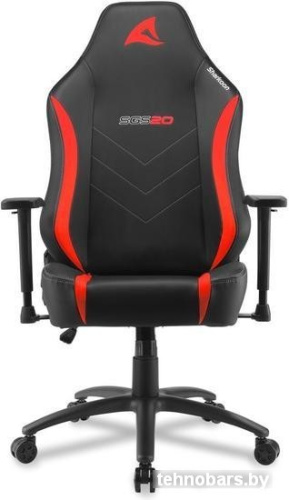 Кресло Sharkoon Skiller SGS20 SGS20-F-BK/RD (черный/красный) фото 4