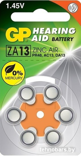 Батарейки GP ZA13 6 шт. фото 3
