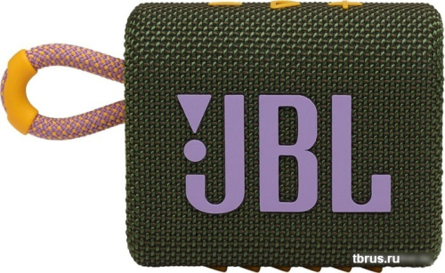 Беспроводная колонка JBL Go 3 (зеленый) фото 4