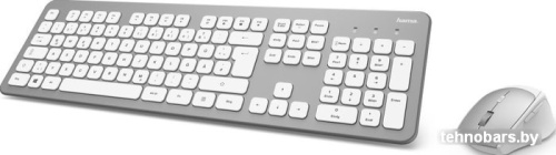 Клавиатура + мышь Hama KMW-700 Set (серый/белый) фото 4