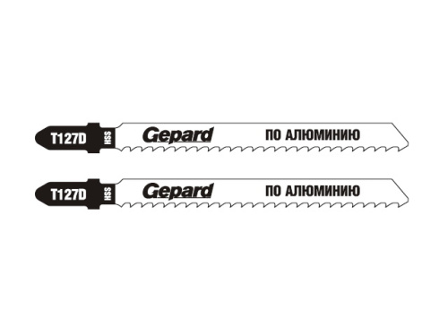 Пилка лобз. по алюминию T127D (2шт.) GEPARD (GP0630-04) GP0630-04