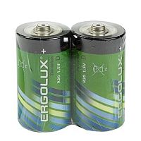 Батарейки Ergolux R20 SR2 2шт