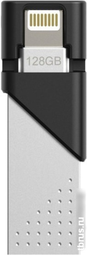 USB Flash Silicon-Power xDrive Z50 128GB (черный/серебристый) фото 3