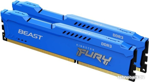 Оперативная память Kingston FURY Beast 2x8GB DDR3 PC3-12800 KF316C10BK2/16 фото 3