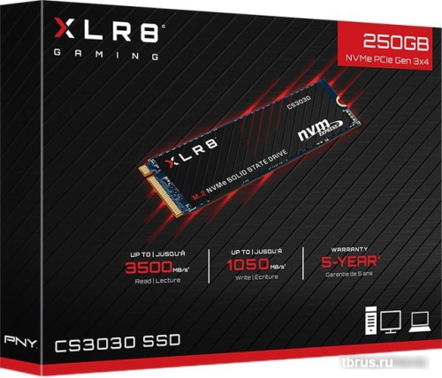 SSD PNY XLR8 CS3030 250GB M280CS3030-250-RB фото 5