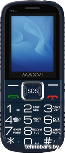 Мобильный телефон Maxvi B21ds (синий) фото 4