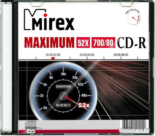 CD-R диск Mirex 700Mb 52x UL120052A8S (1 шт.) фото 3
