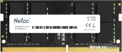 Оперативная память Netac Basic 16ГБ DDR5 4800 МГц NTBSD5N48SP-16 фото 3