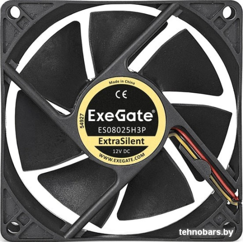 Вентилятор для корпуса ExeGate ExtraSilent ES08025H3P EX283376RUS фото 4