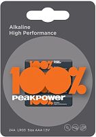 Батарейки PeakPower Alkaline LR03/PP24A-2U4 4BP