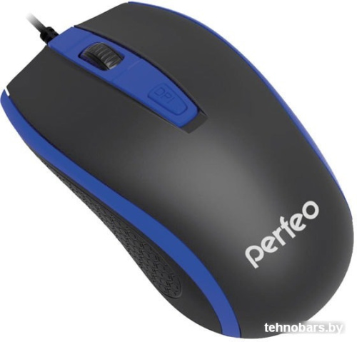 Мышь Perfeo PF-383-OP Profil (черный/синий) фото 3