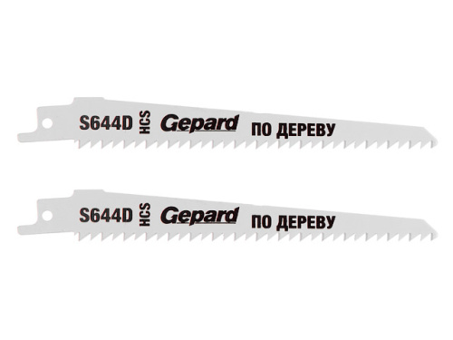 Пилка для сабельной пилы по дереву S 644D (2шт.) GEPARD (GP0643-22) GP0643-22