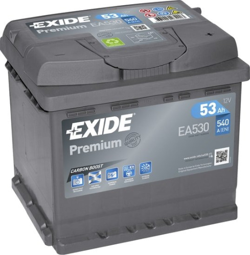 Автомобильный аккумулятор Exide Premium EA530 (53 А/ч)