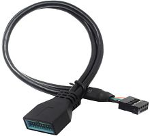 Кабель ExeGate USB 2.0 10 pin - 20 pin EX-CC-U3U2-0.3
