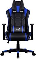 Кресло AeroCool AC220 AIR (черный/синий)