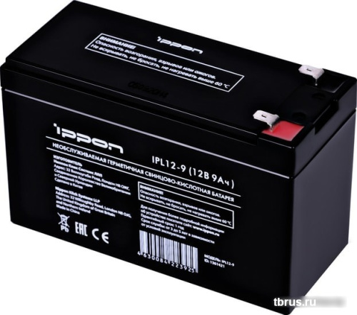Аккумулятор для ИБП IPPON IPL12-9 (12В/9 А·ч) фото 3