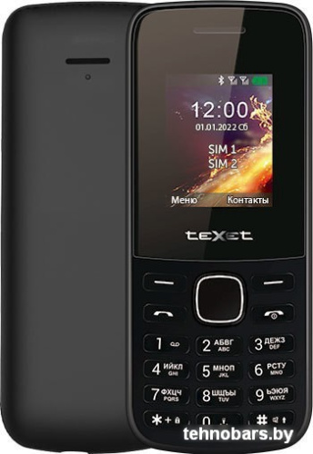 Кнопочный телефон TeXet TM-117 (черный) фото 3