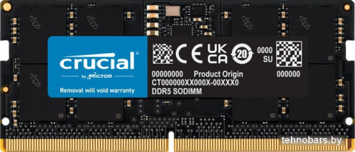 Оперативная память Crucial 32ГБ DDR5 SODIMM 4800 МГц CT32G48C40S5 фото 3