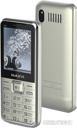Мобильный телефон Maxvi P16 (серебристый) фото 3
