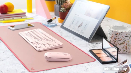 Коврик для мыши Logitech Desk Mat (темно-розовый) фото 4