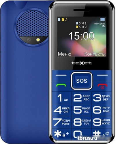 Мобильный телефон TeXet TM-B319 (синий) фото 3