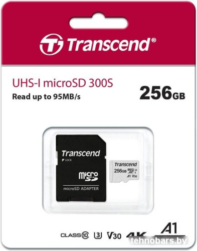 Карта памяти Transcend 300S 256GB (с адаптером) фото 5