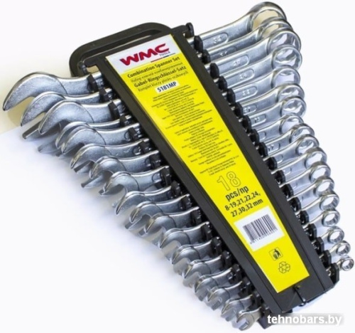 Набор ключей WMC Tools 5181MP (18 предметов) фото 3