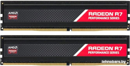 Оперативная память AMD Radeon R7 Performance 2x4ГБ DDR4 2400 МГц R7S48G2400U1K фото 3