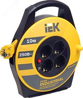 Удлинитель IEK УК10 WKP15-16-04-10 (10 м, желтый)