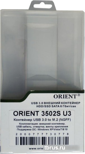 Бокс для жесткого диска Orient 3502S U3 фото 7