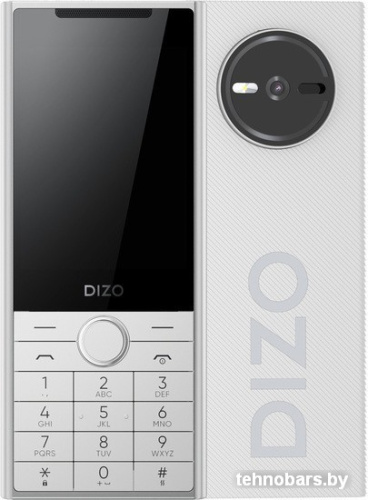 Кнопочный телефон Dizo Star 500 (серебристый) фото 3