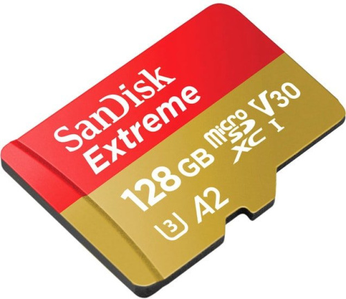 Карта памяти SanDisk Extreme SDSQXA1-128G-GN6AA 128GB (с адаптером) фото 6