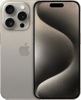 Смартфон Apple iPhone 15 Pro Dual SIM 256GB (природный титан)