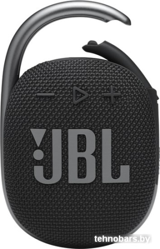 Беспроводная колонка JBL Clip 4 (черный) фото 4