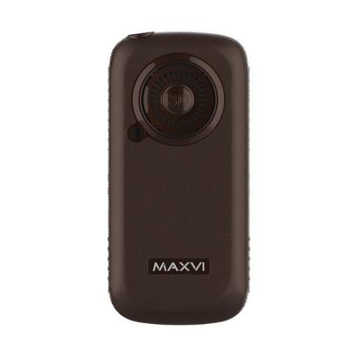 Кнопочный телефон Maxvi B5ds (коричневый) фото 5